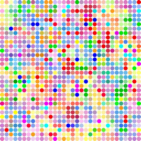 Clipart Color Dot Pattern