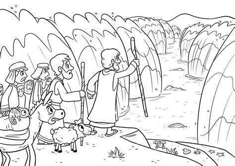 Moses And The Red Sea Printables - Printable Word Searches