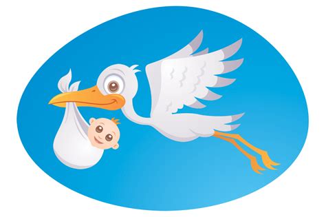 Baby Delivery Stork Clipart Best
