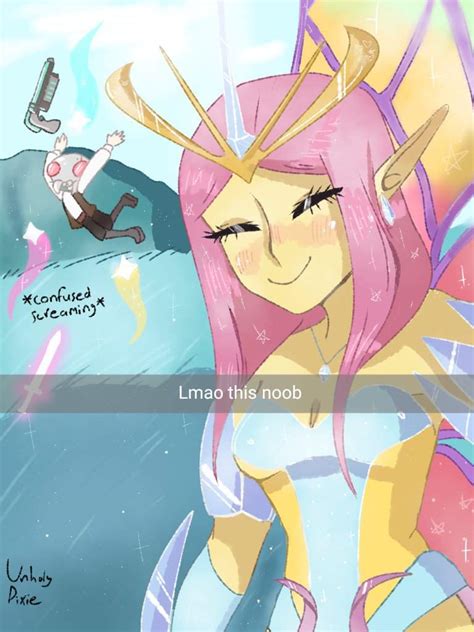 Fighting Empress Of Light Is Suffering Artwork Is By Pixie R Terraria