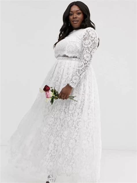 Https://tommynaija.com/wedding/asos Plus Size Lace Off The Shoulder Wedding Dress
