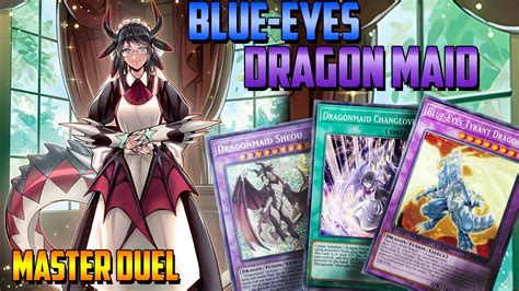 Yu Gi Oh Master Duel Blue Eyes Dragonmaid Fusion Deck Youtube