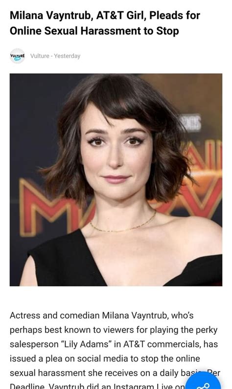 milana vayntrub girl pleads for online sexual harassment to stop vulture yesterday actress and