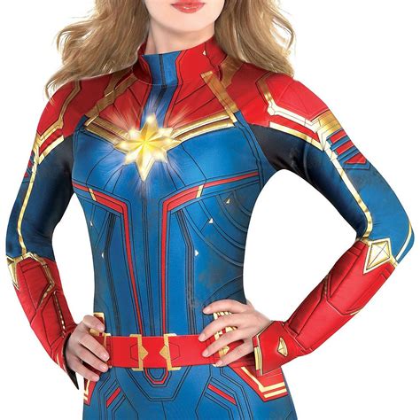 Captain Marvel Jacket Leather Brie Larson Costume Movie Outfit Buy Marvel Costumes