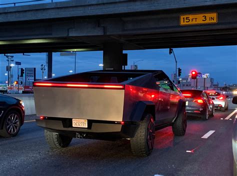 Tesla Cybertruck Prototype Spotted In The Wild Looks Massive Cars Insiders
