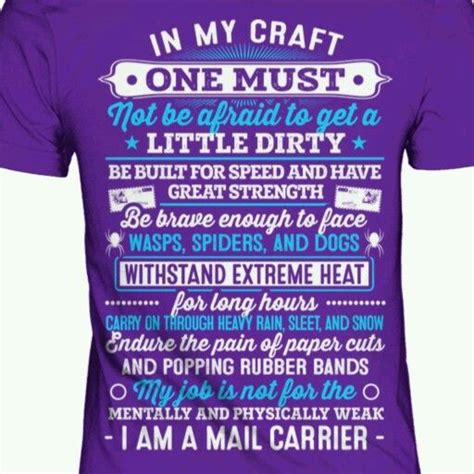 I Am A Mail Carrier Postal Worker T Shirt Click Here