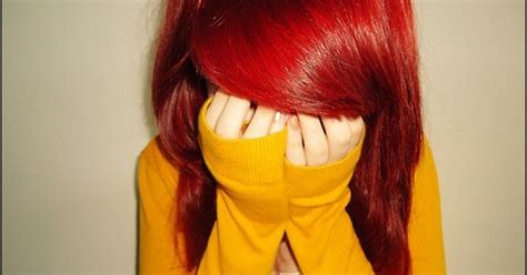 Sad Girl Cute Red Hair