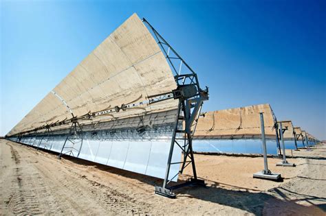 View Of The Shams One 100mw Csp Plant In Abu Dhabi Image Courtesy Of