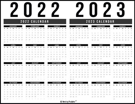 Split Year Calendars 2022 2023 July To June Pdf Templates Split Year