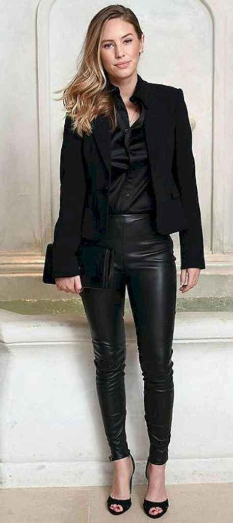 57 cool girls ways to wear leather legging