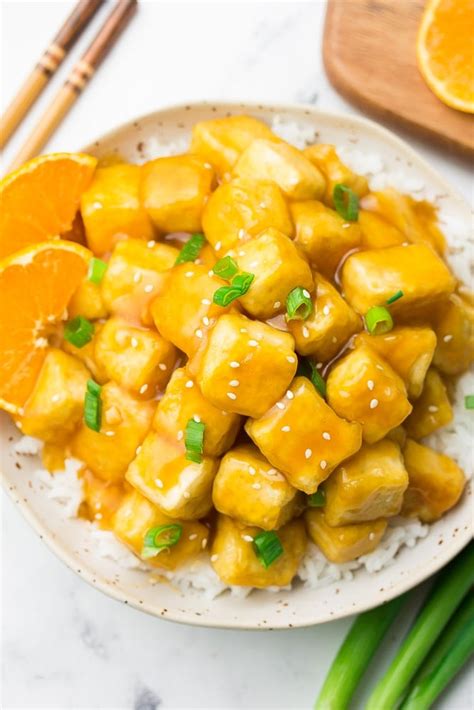 Crispy Baked Orange Tofu Nora Cooks