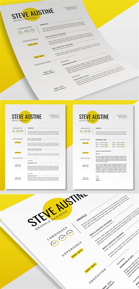 The cv shows what qualifications and. Creative Resume Templates - 15+ Resumes | Design | Graphic ...