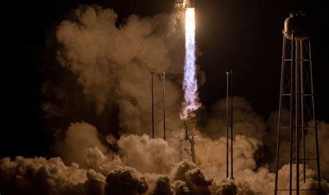 Pictured Staggering Images Of Rocket Bound For Iss Exploding After