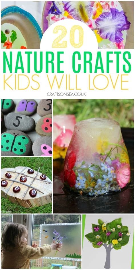 28 Fun Nature Activities And Crafts For Kids Crafts On Sea