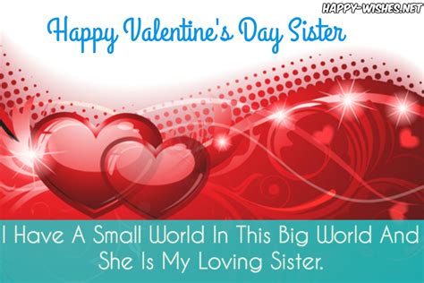 Happy Valentines Day Wishes For Sister Quotes And Images