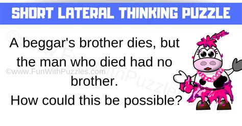 Creative Thinking Riddles Bible Brain Teasers With Answers Riddle