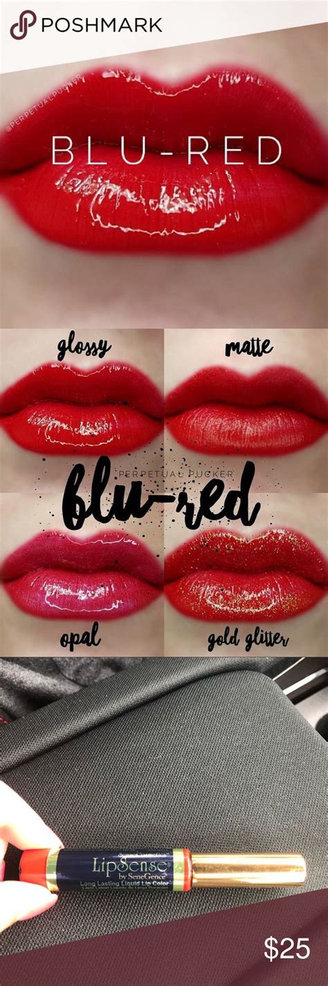 Blu Red LipSense Sealed Red Lipsense Lipsense Senegence Makeup