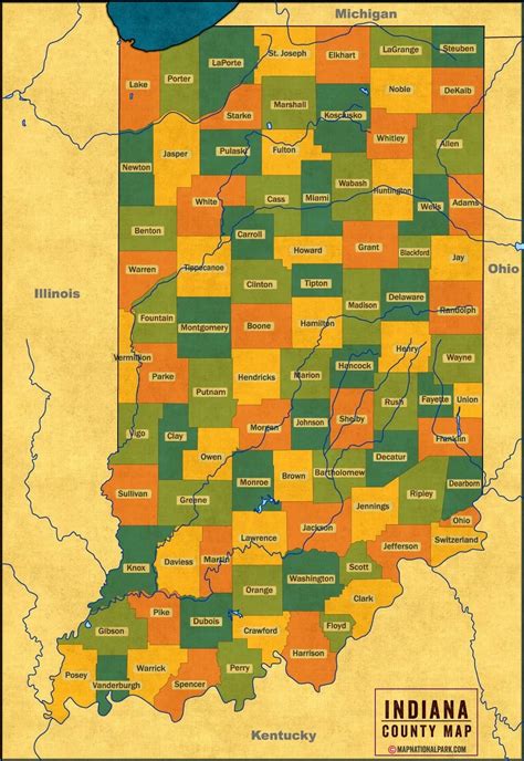 Download County Map Of Indiana Full Hd Maps For You