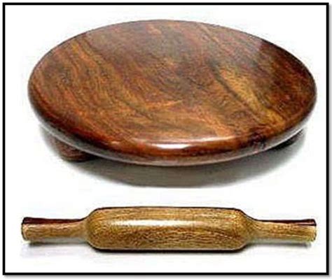 Stort urval av wooden kitchen utensils till garanterat lägsta pris. Wooden Chapati Board / Chakla - 10" wide - Chakla is an ...
