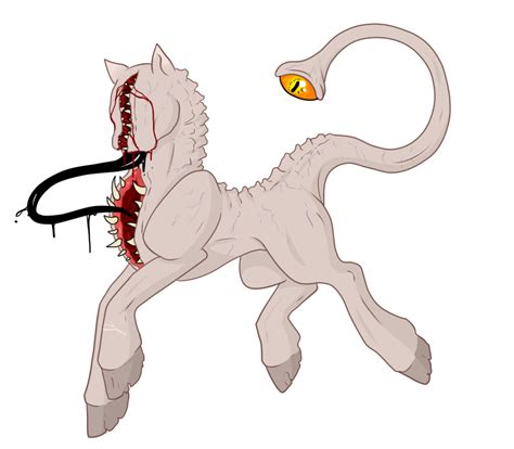 Horror Pony Adopt Eyed Tail Sold By Ponyadoptsshared On Deviantart