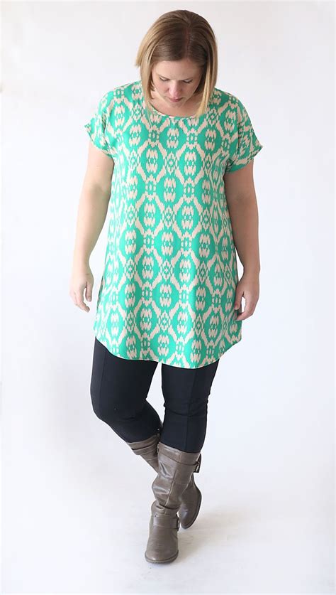 This Easy To Sew Tunic Pattern Only Has Two Pieces And Is Free In Women