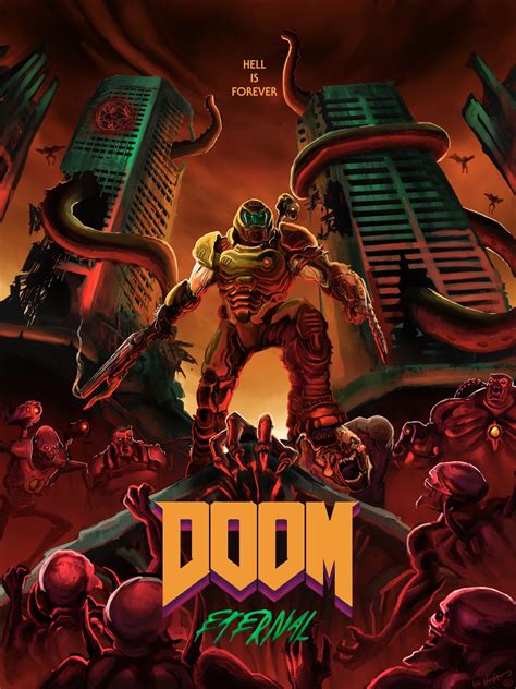 Artstation Doom Eternal Poster 1