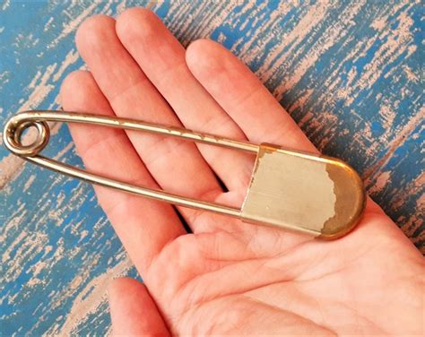 Xx Large Vintage Safety Pin Approx 5 Inches Long For Etsy