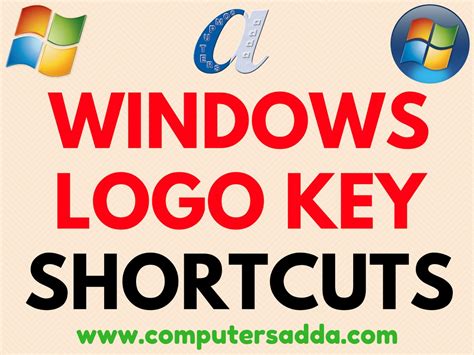 Windows Logo Button Shortcut Keys Computersadda