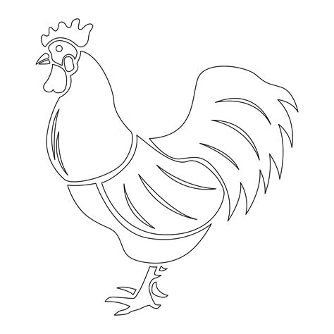 10 Best Chicken Stencils Free Printable Pdf For Free At Printablee