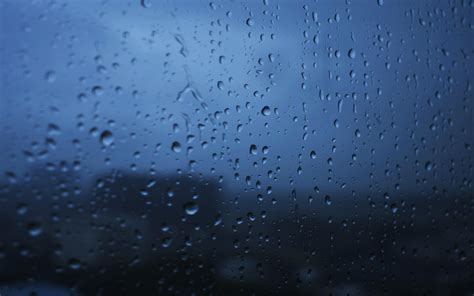 Wallpaper Glass Drops Wet Rain Transparent Moody Window Hd