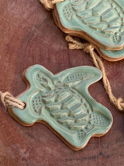 Green Sea Turtle Ornament Green Sea Turtle Gifts Gift For Etsy