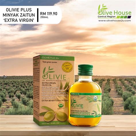 Olivie plus 30x contains 60 mg of polyphenols per 20 g of olive oil, whether 20x more than the minimum dose recommended by efsa (5 mg)! Olivie Plus Minyak Zaitun 'Extra Virgin' - Olive House