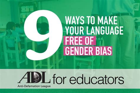 Nine Great Ways To Make Your Language Free Of Gender Bias Gendered