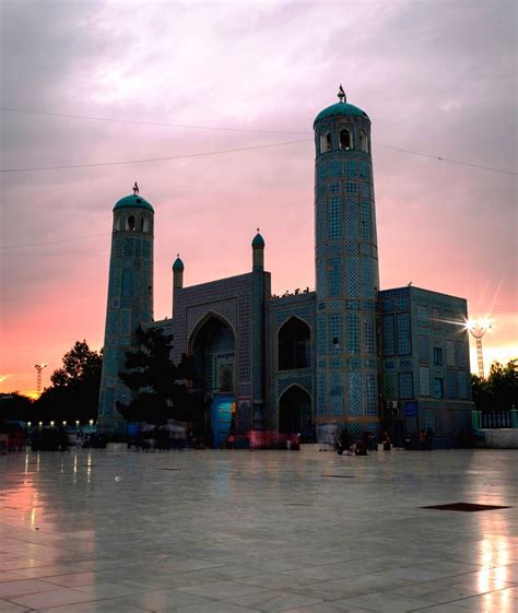 Afghanistan Mazar E Sharif Blue Mosque