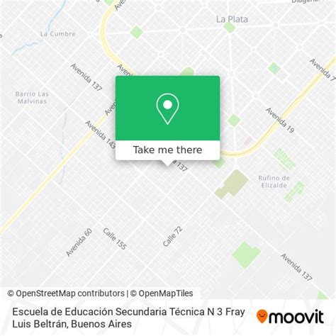 How to get to Escuela de Educación Secundaria Técnica N 3 Fray Luis