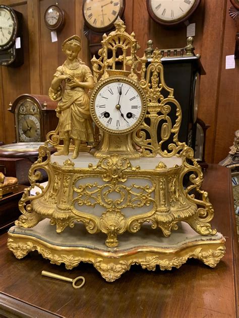 Antiques Atlas Antique French Mantel Clock Paris Maker C1875