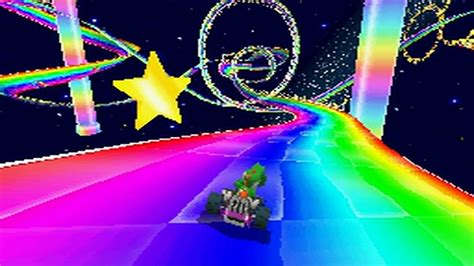 Mario Kart Ds Beta Kiosk Demo Rainbow Road Youtube