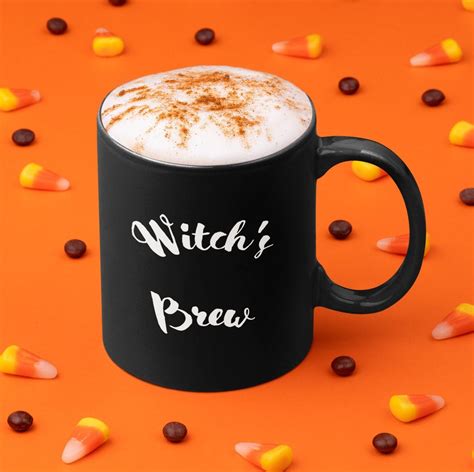 Witches Brew Halloween Coffee Mug Holiday Mugs 11oz Beautiful Etsy