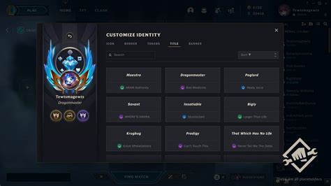 League Of Legends Is Getting Player Titles And More Customizable Features