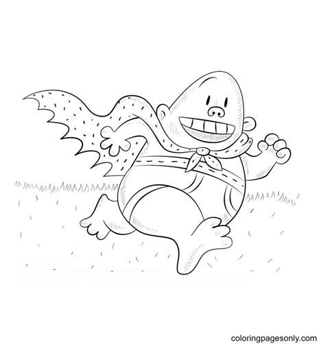 Captain Underpants Krupp Coloring Page Free Printable Coloring Pages