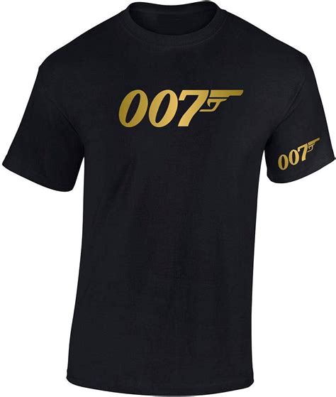 Mgear James Bond 007 T Shirt T Shirt Customised Text Printed Tee Present Uk Clothing