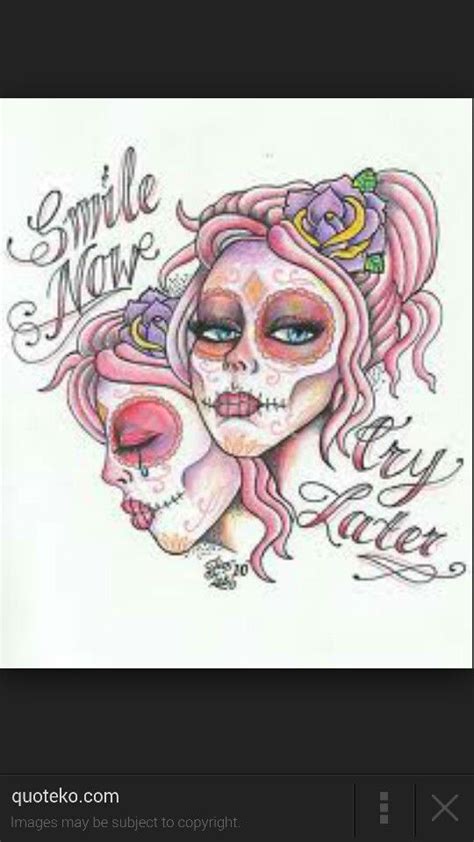 Smile Now Cry Later By Vazquez21 On Deviantart In 2021 Tattoo Design