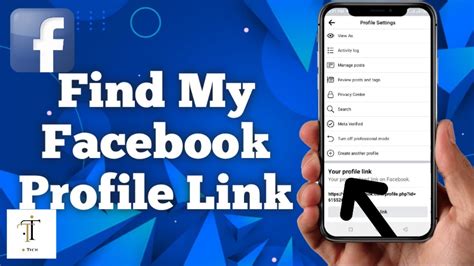 How To Find My Facebook Profile Link Youtube