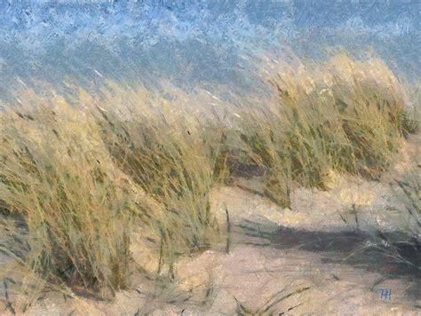 Beach Grass Painting By Russ Harris Fine Art America