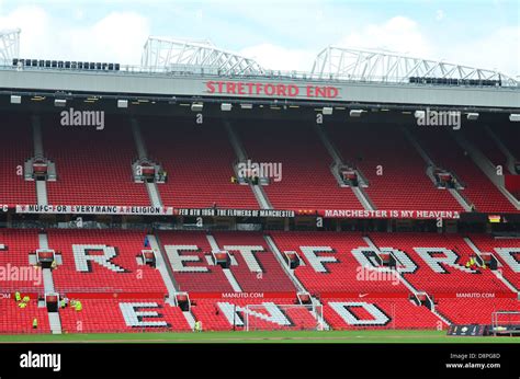 Stretford End Stand at Manchester United Football Club, Old Trafford ...