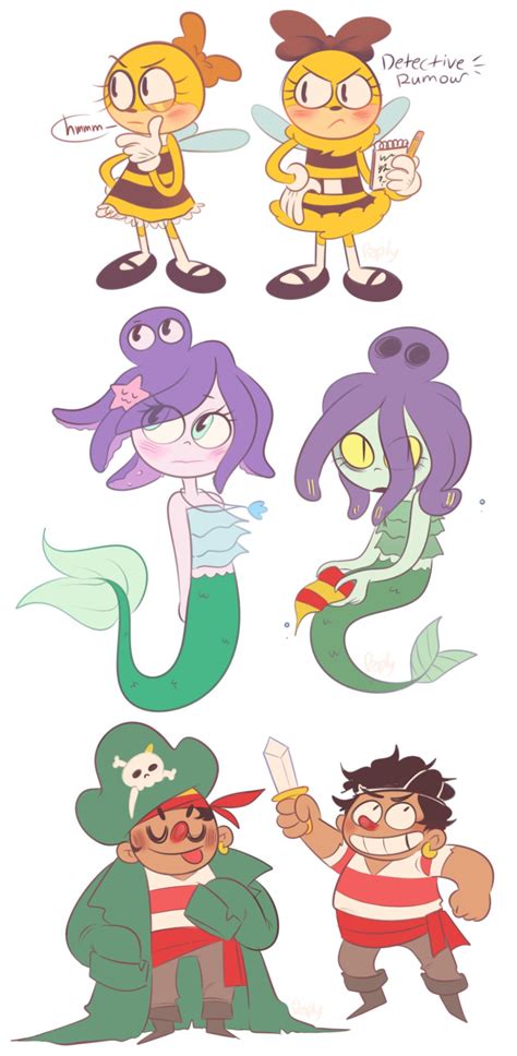 Even More Kiddos By Poplyy On Deviantart Character Design Cute