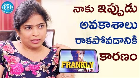 Reason Why I Am Not Getting Opportunities Singer Usha Frankly With TNR Talking Movies