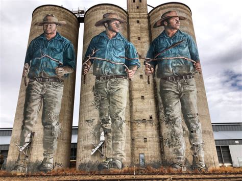 Painted Silos Are Turning The Outback Into An Alfresco Art Gallery