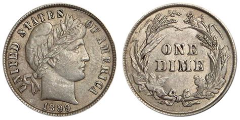 10 dollars worth of marijuana. 1899 Barber Dimes: Value and Prices