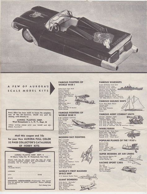 1958 Ford Thunderbird Customized T Bird Model Kit 132 Scale